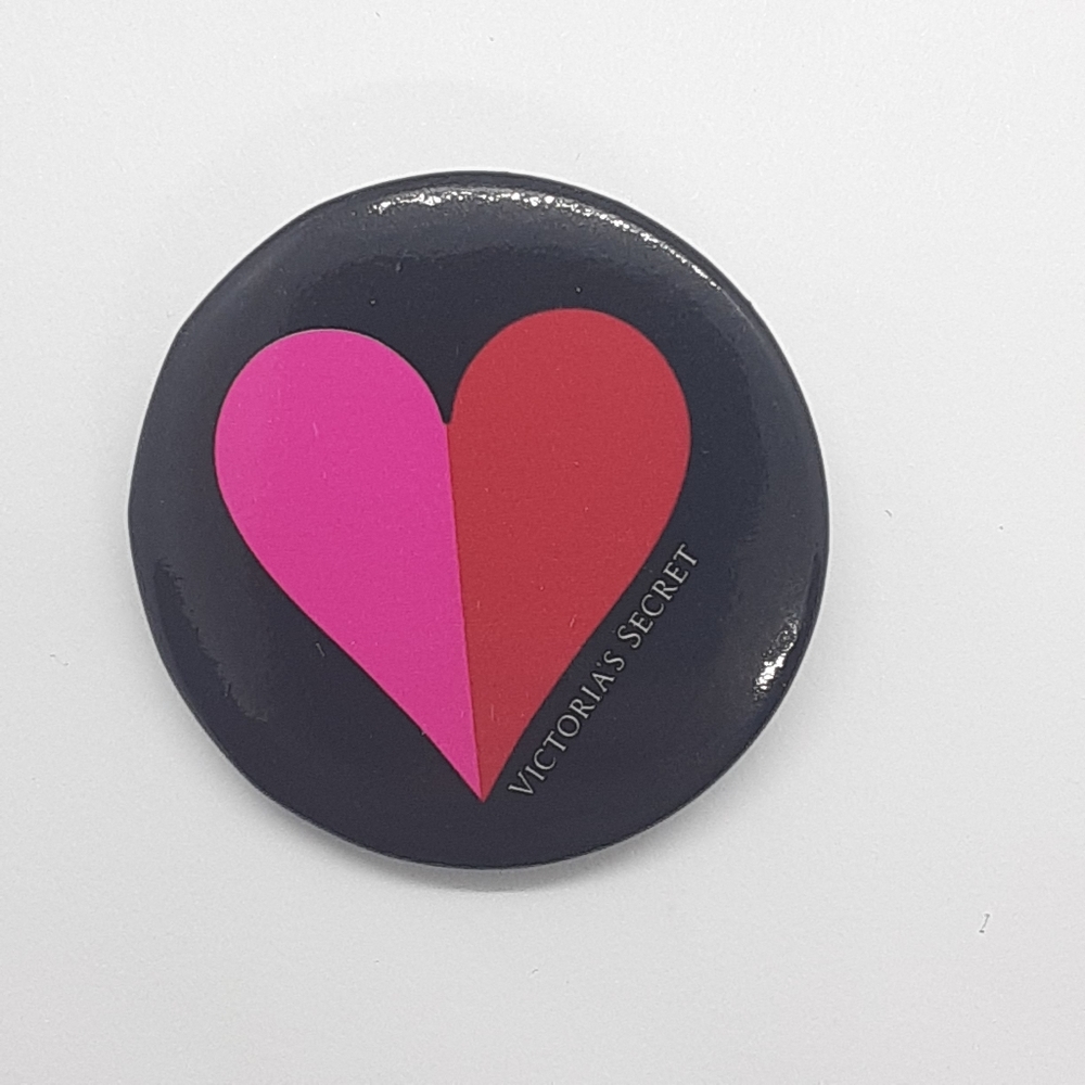 Victoria’s Secret black/heart collectable button
